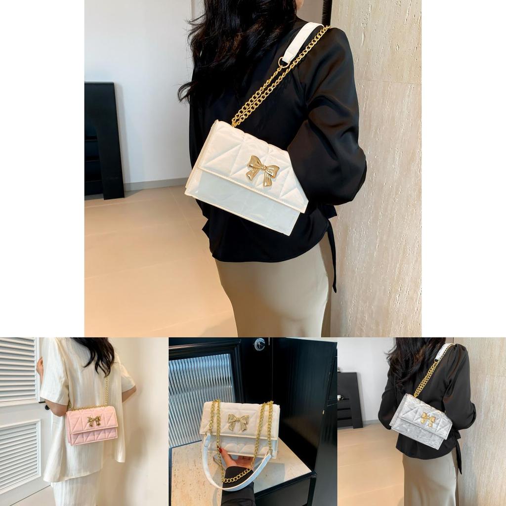 Chic Street Trend Pu Shoulder Bag Stylish Small Square Bag In Multiple Colors