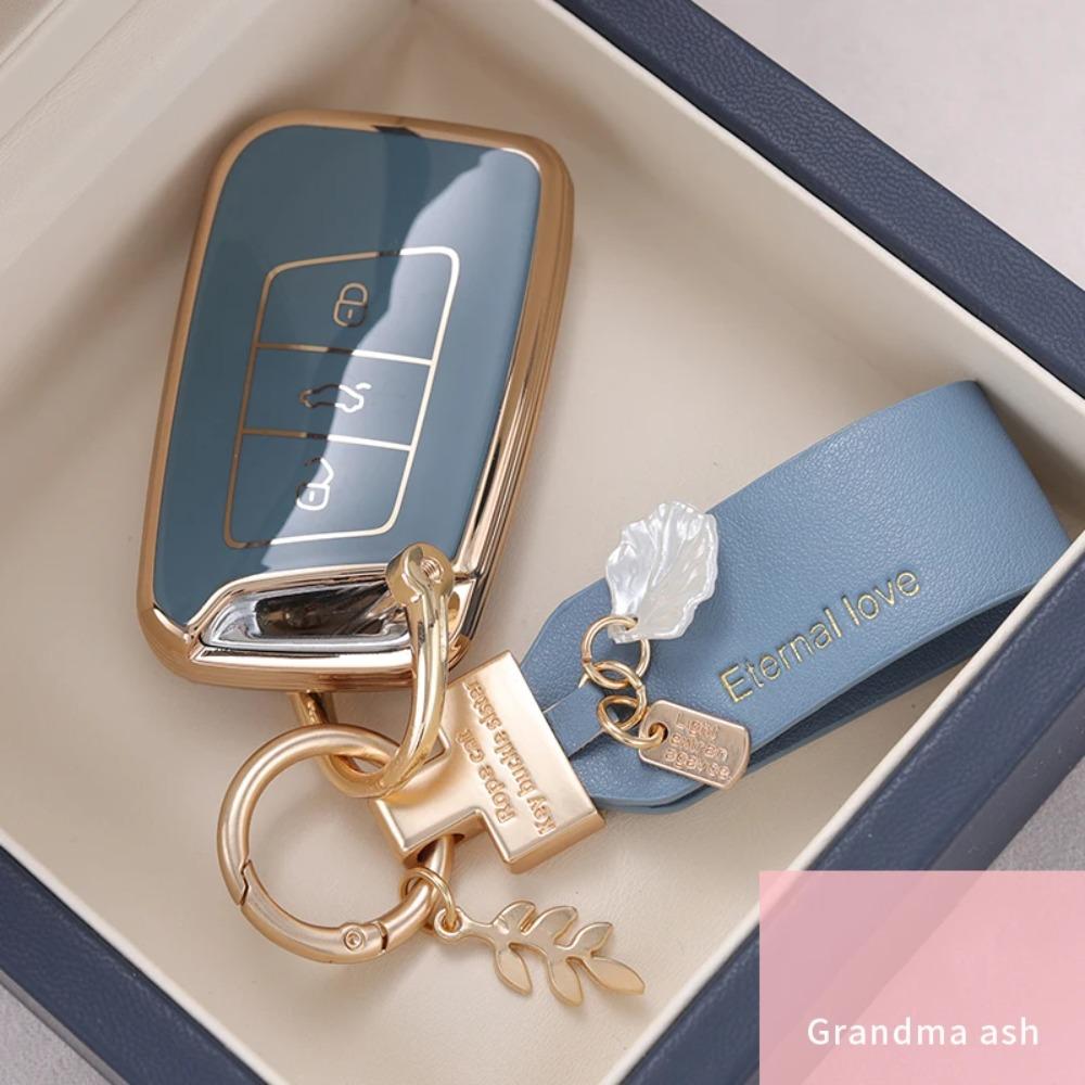 

Чохол для ключів TPU для автомобіля Volkswagen VW Polo Golf Passat Tiguan Beetle Caddy T5 Up Eos Skoda Octavia Seat Leon Altea