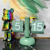 Nordic Light Retro Flip Clock: Stylish Desktop & Mantel Clock for a Simple, Luxurious Home
