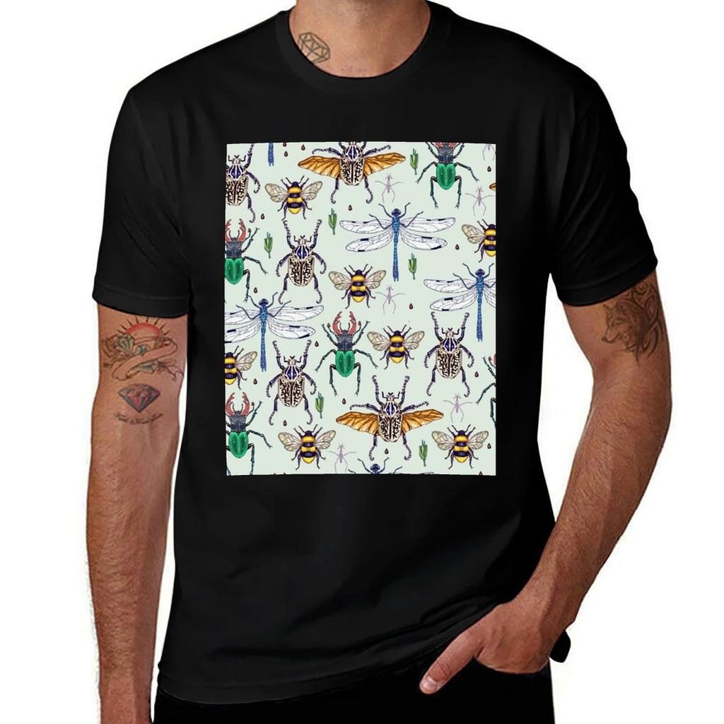Lucky Insects Pattern Tshirt Streetwear Print Tee Shirt Tshirt