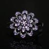 Retro Bun Hairpin with Three Teeth for Gripping. Fashionable Style Flower-shaped Three-toothed Duckbill Hairpin.