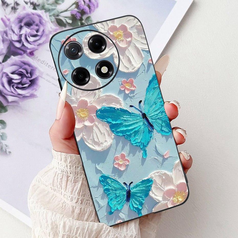 New Design Phone Case For Tecno Camon 30S Pro Camon30S CLA5 CLA6 Black Silicon Soft TPU Back Cover For Camon 30S 30SPro 4G