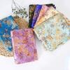 75*100cm Faux Silk Satin Fabric Brocade Damask Embroidery Floral Dress Sew Craft