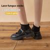 5 Pairs  Lace Socks Female Short Socks Shallow Student Female Socks Low Curry Tide