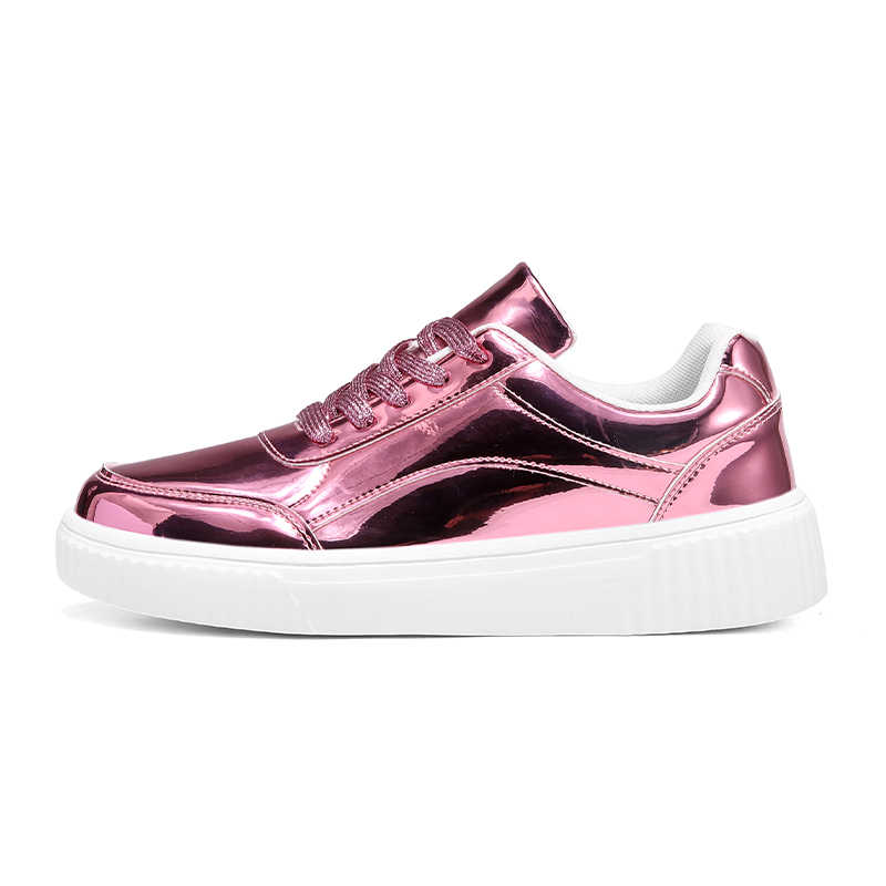 PU Leather Low Big Size Heels Girl Womens Platform Shoes Sneakers Sports New In Tene Pas Cher Bity Athlete Cool