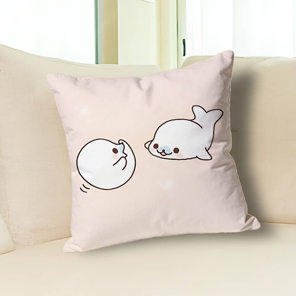 Kawaii M-Mamegomas Cute Baby Various Sizes Square Pillow Case For Car Home Bedchamber Decor Custom Valentine gift