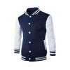 Men S Hooded Baseball Jacket Slim Fit Cardigan Sport Casual Wear