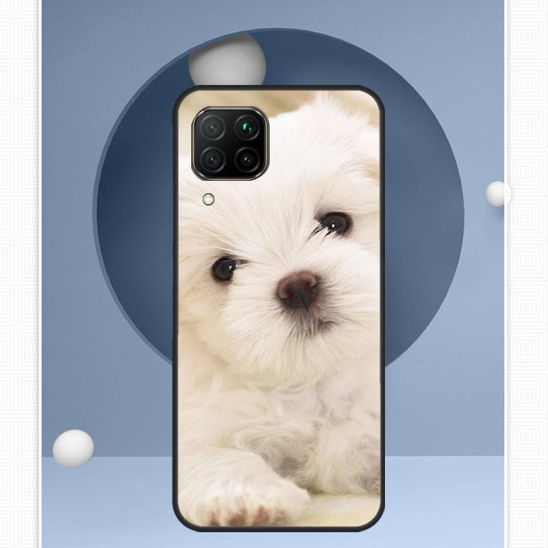 Maltese Dog Puppies For Huawei Nova Y91 Y60 Y70 Y72 Y90 Y61 12s 12i 11i 8i 10 9 SE P20 P40 Lite P30 P60 Pro Case