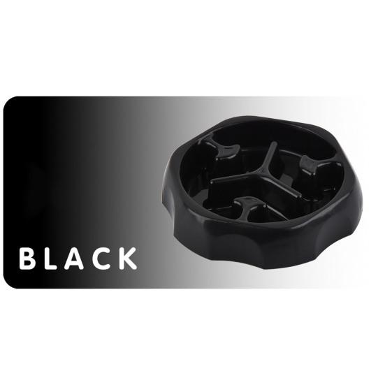 Large Breed Slow Feeder Dog Bowl Effective Slowing Eating Round Shape Anti-spill Pet Food Dish Slow Feeding Column Pet Bowl
