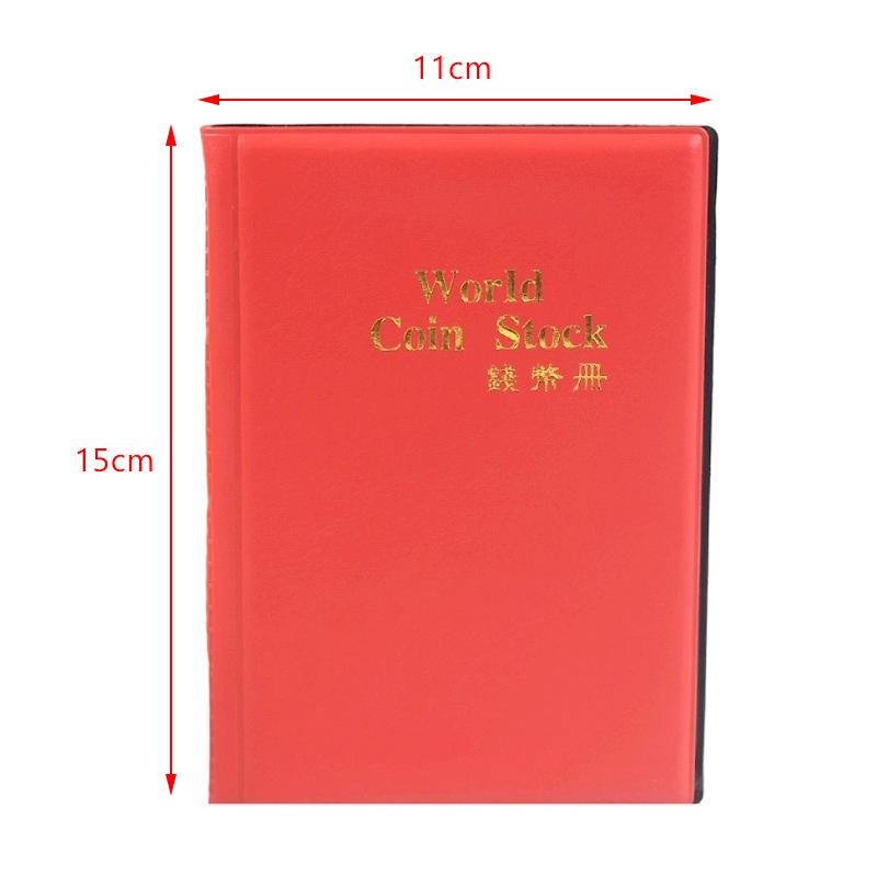 For Collector Coin Holder Albums Mini Penny Coin Storage Bag Collecting Money Organizer 120 Pockets Coins Collection Album Book