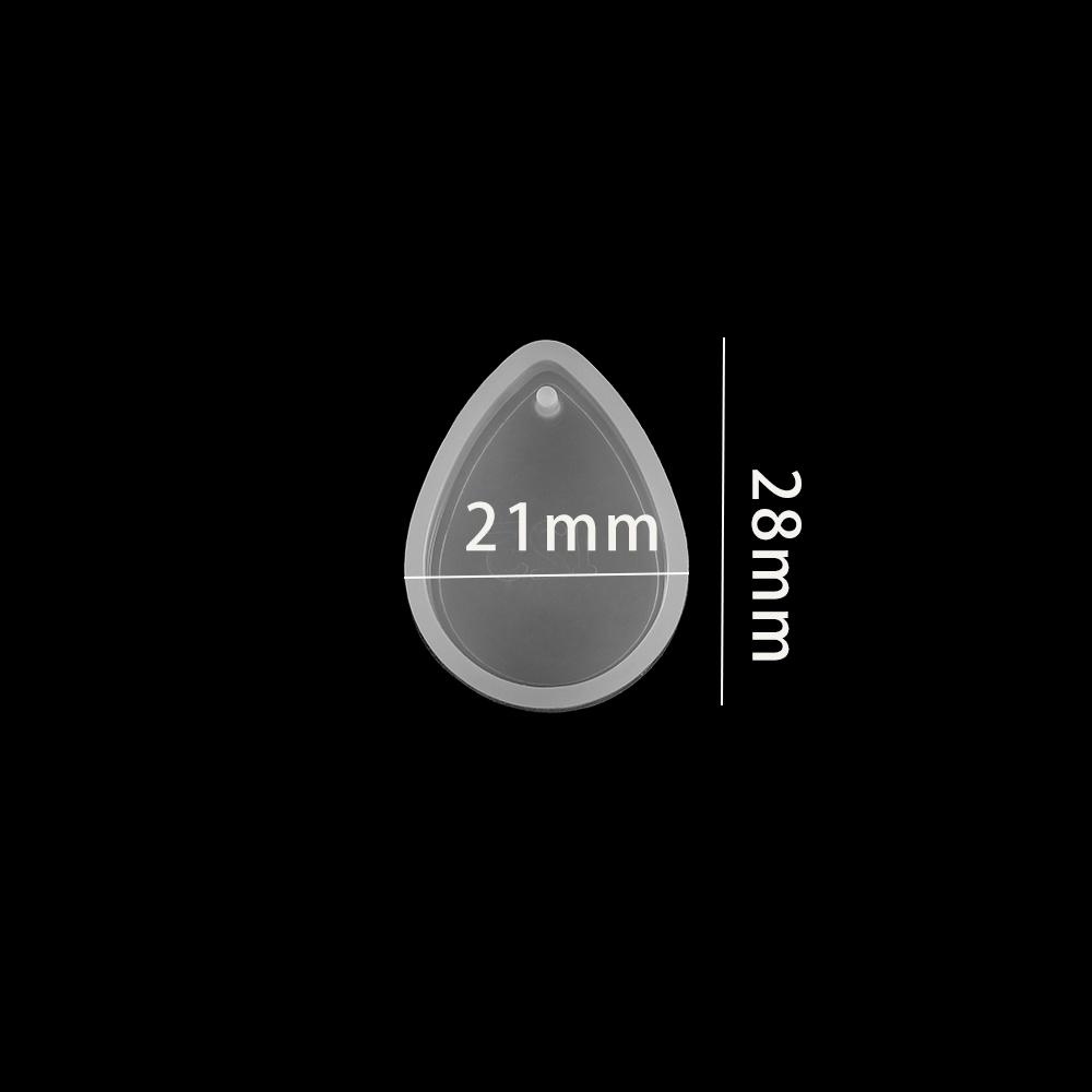 5Pcs Pendant Resin Epoxy Molds Mixed Size Casting Silicone UV Resin Molds For DIY Jewelry Making Findings Supplies Accessories