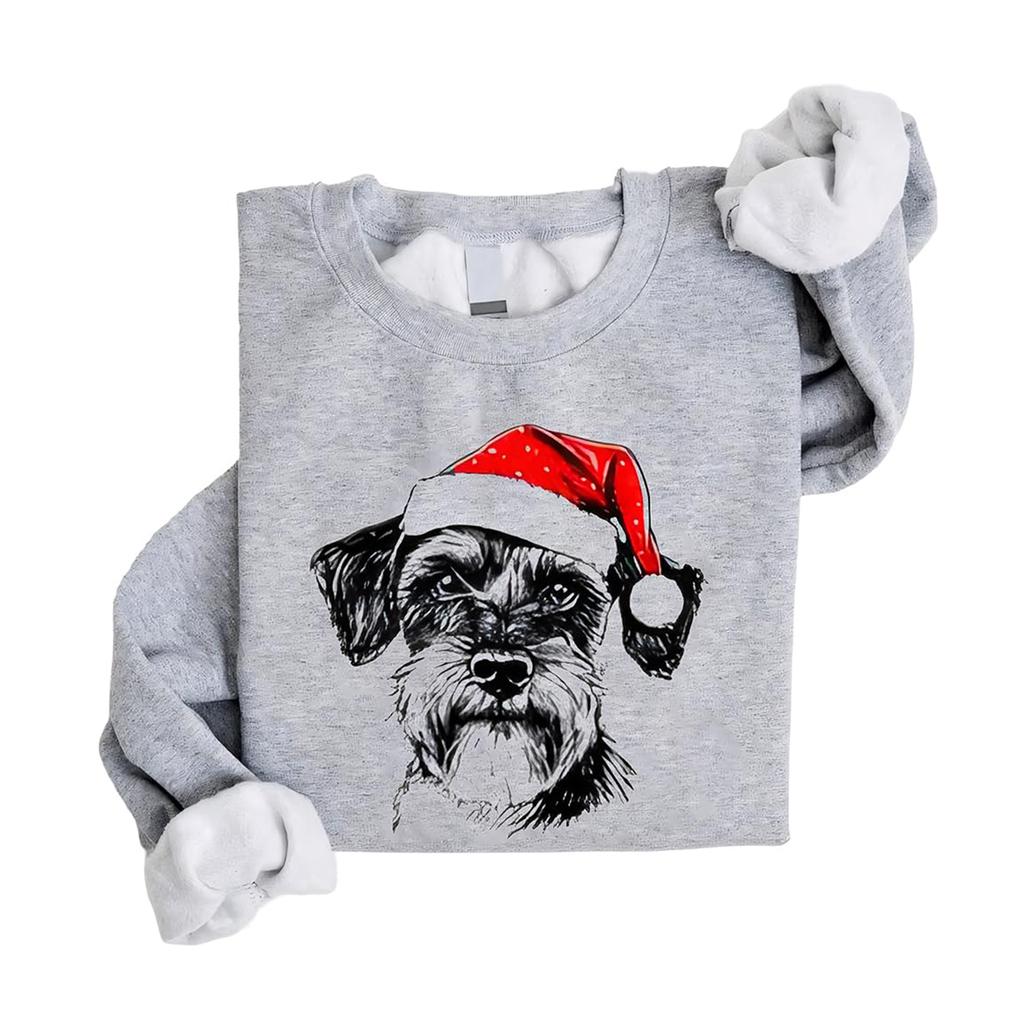 Christmas T-Shirts And Sweatshirts, Women'S Sweatshirts, Long-Sleeved Pullover Sweatshirts, Women'S Long-Sleeved Tops