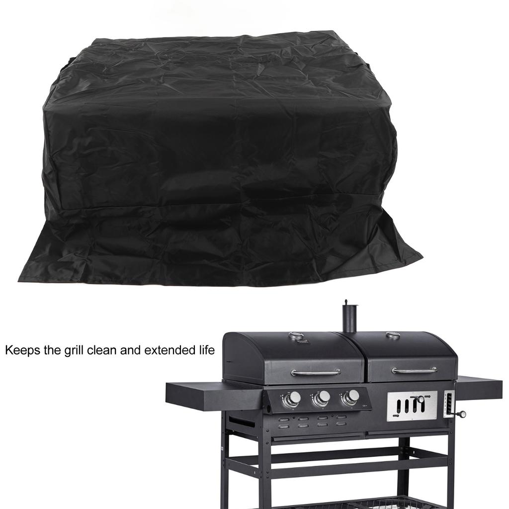 BBQ Grill Cover Large Size Waterproof Oxford Cloth Outdoor Rainproof Dustproof Sunproof Built In Grill Top Cover Grill Covers