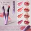 Smoky Amethyst Freeze Solid Lip Gloss, Tinted Moisturizing Lip Balm, Long-Lasting Waterproof Hydrating Plumping Jelly-Like Glossy