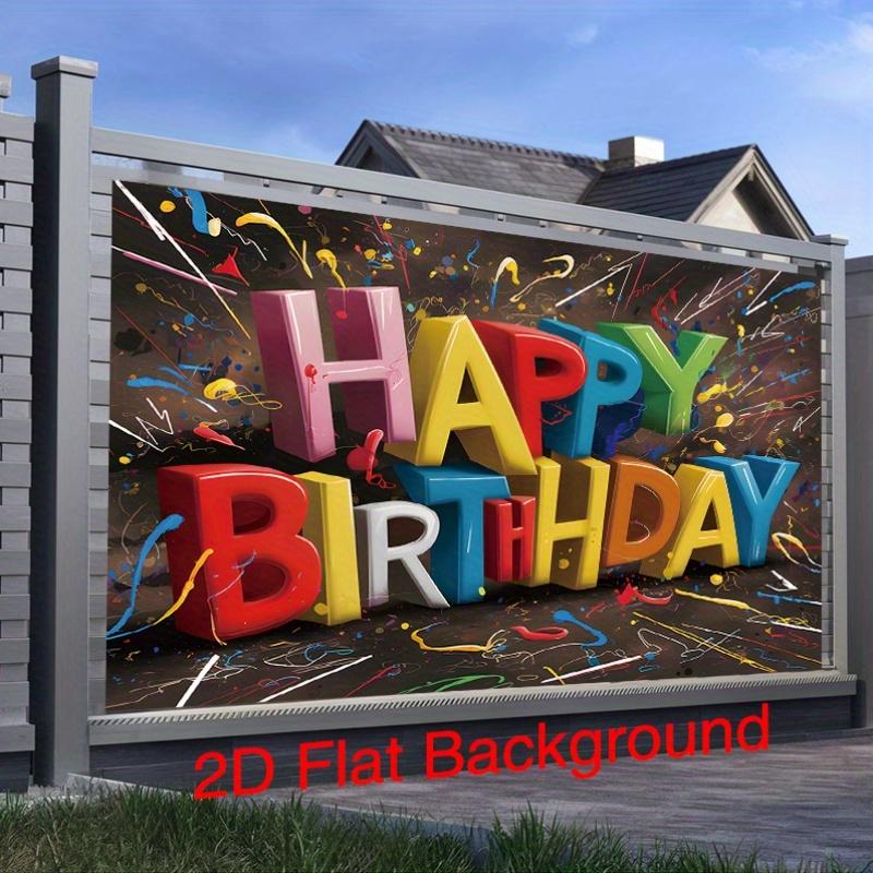 Party Backdrop Flat Letters Graffiti Style Decorating Homes Bars Cafes Restaurants Celebration Photo Booth Party Decor