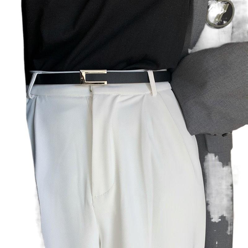 Womens Stylish Black Belt With Minimalist Design And Smooth Buckle For Effortless Fashion Statements