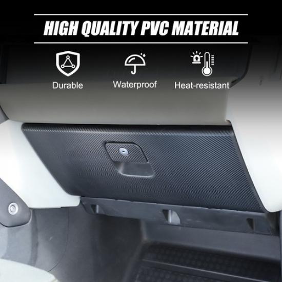 

Carbon Fiber Glove Box Panel Trim Sticker For LR Defender L663 -24