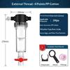4 Female Thread Aquarium Feces Separator Professional Grade Filtration Separator for Aquarium Hobbyists Daily Use