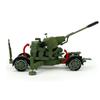 1/35 Pullback-Auto Flugabwehrkanone Flak Doppelläufer Mörser Raketenstart Militärlegierung Modell Kinderspielzeugauto Druckguss-Metallautos Spielzeug