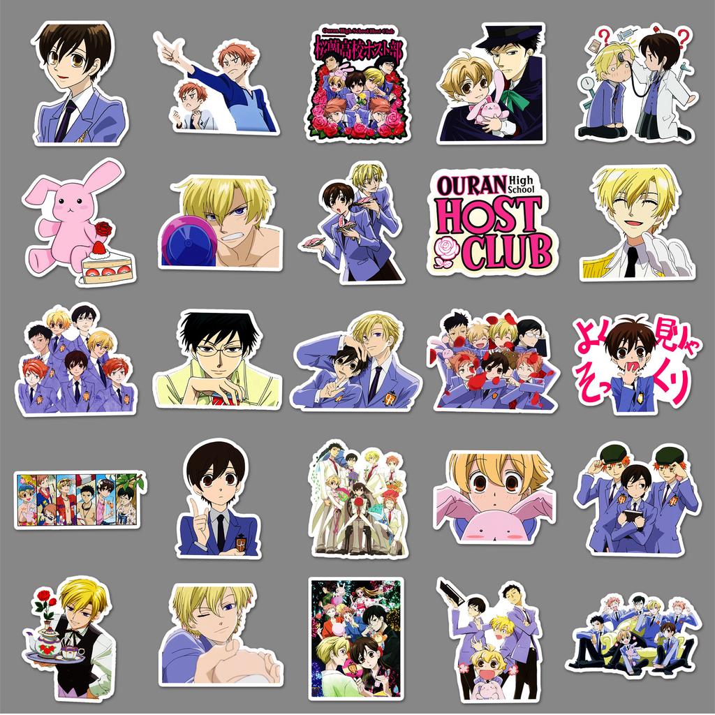 50 Photos Yinglan College Men's Public Relations Department Graffiti Cartoon Japanese Comic Creative Decorative Mobile Case Suitcase Stickers