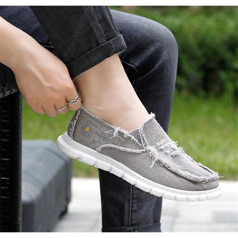 Men's New One-pedal Cloth Shoes, Summer Shoes, Canvas Shoes, Soft-soled Men's Shoes, Canvas Shoes, Comfortable Casual Shoes