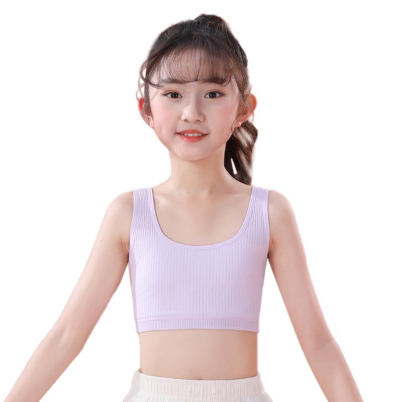 

Развивающее нижнее белье против выпирания: Майки для девочек и подростковые бюстгальтеры для студенток L for 90-110 jin фиолетовый