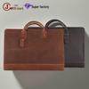 New Genuine Leather 15.6" Briefcase: Multifunctional Laptop Bag & Business Handbag for Men