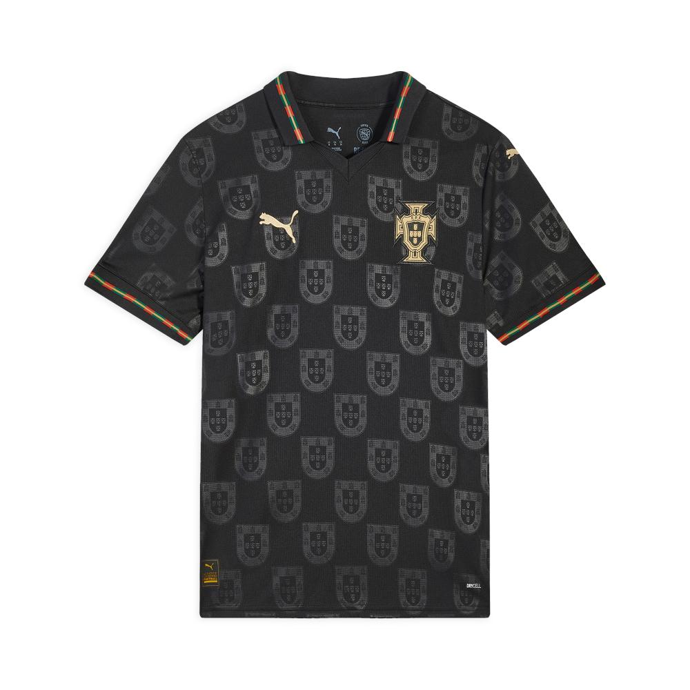 Puma Реплика Fpf Se Джерси Версия для фанатов Команда Португалии Быстросохнущее Поло Футболка с коротким рукавом Мужские топы 783894-19 XXL