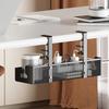 Under Desk Cable Management Tray with Clamp Cord Organization Box Cable Storage Box for Office Home