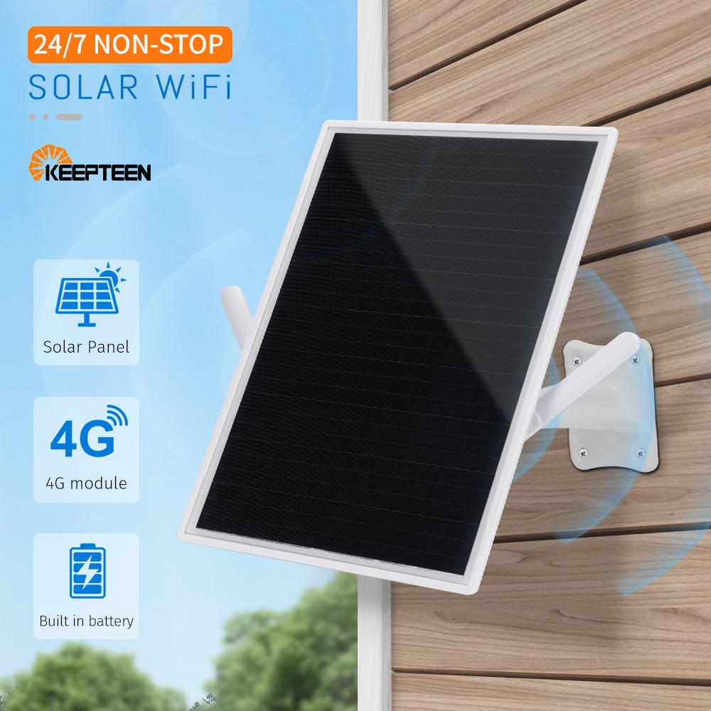 W3 Outdoor Solar Wireless WiFi Hotspot For Security Camera QR Code Or Insert SIM Card Use Solar 4G LET Router 15W 5V Solar Panel