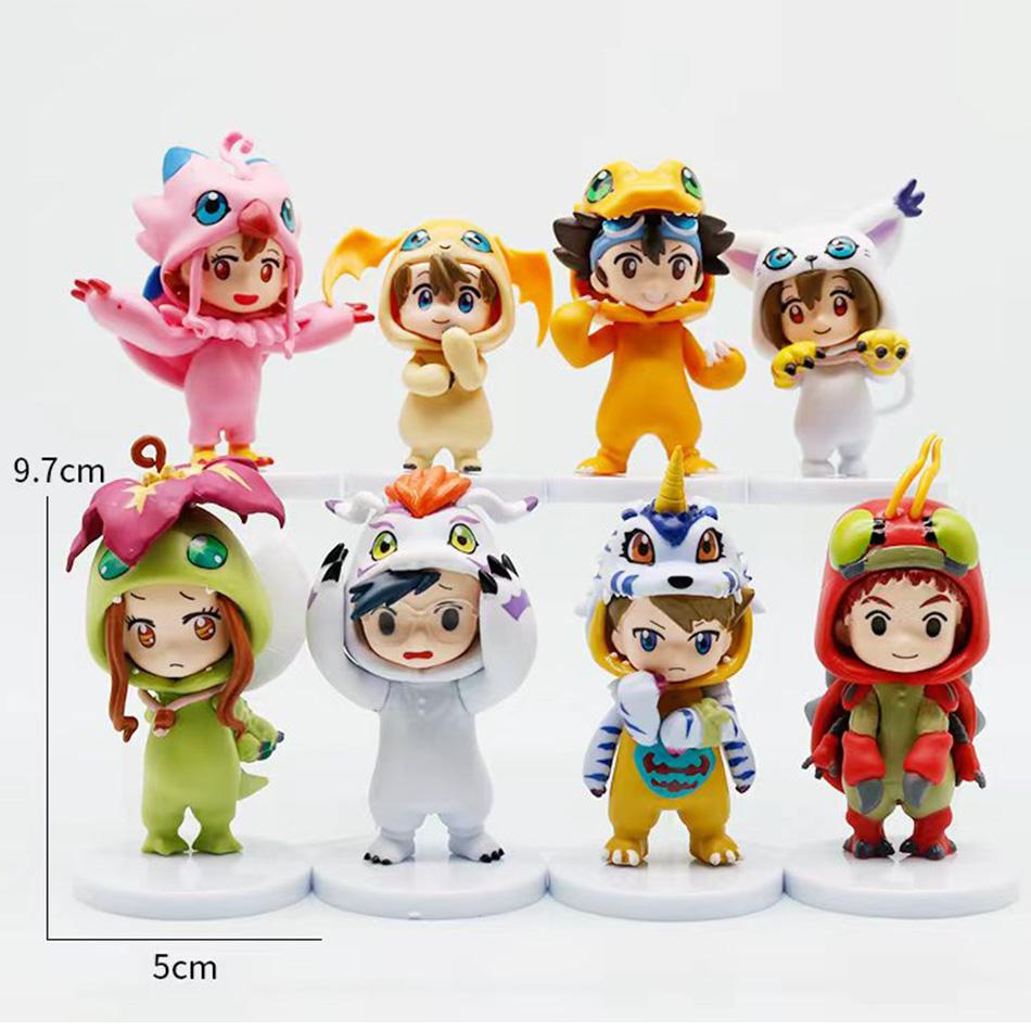 Anime Digimon Adventure Garurumon V-Beast Cute Cosplay Action Figure Model Desktop Decoration Ornament Children'S Toy Gift