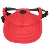 Dog Hat Pet Duck Tongue Hats Adjustable Cute Comfortable SunShading Baseball Cap(Red L)
