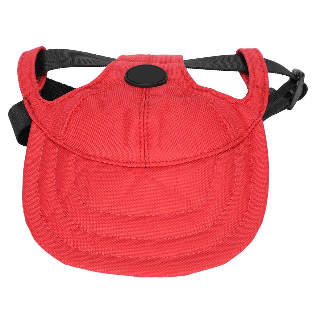 Dog Hat Pet Duck Tongue Hats Adjustable Cute Comfortable SunShading Baseball Cap(Red L)