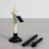 Waterproof Solar Candle Light Flameless LED Candles Solar Garden Light With Candlesticks Holders Dual-purpose
