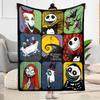 Christmas Nightmare Blanket Comfortable Suitable for Bedding Chair Picnics Four Seasons Universal Stylish Decor Ideal Gift For Birthday Valentine'S Da