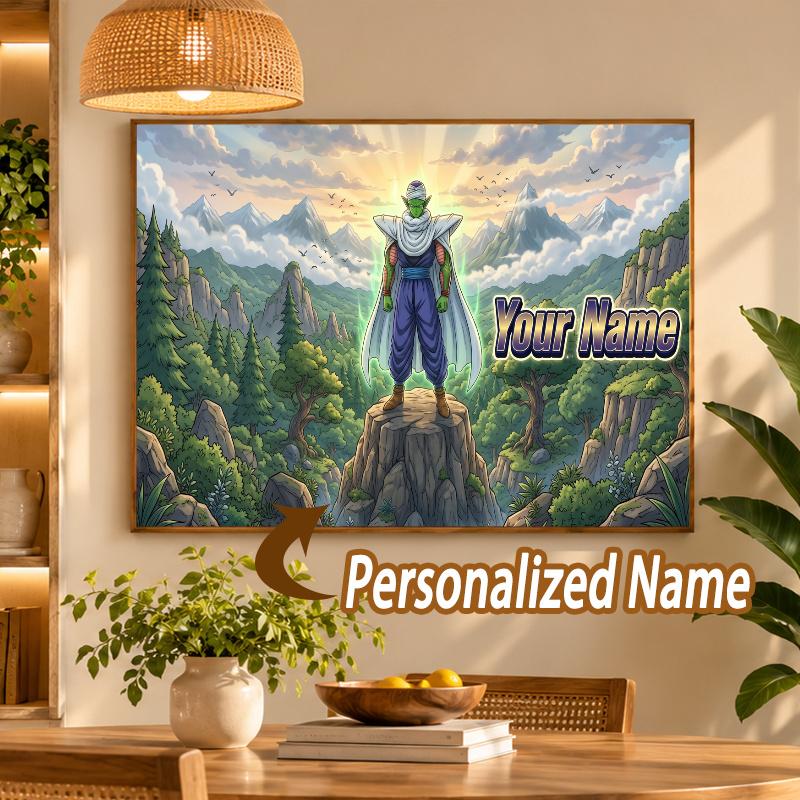 Piccolo Custom Name Diamond Painting Personalized 5D Full Drill DIY Diamond Art Home Decor