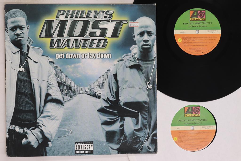 LP Record PHILLY'S MOST WANTED - Get Down Or Lay Down 833581 Atlantic 2001 US Rap & Hip-Hop/R&B Used