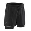 2024 Men's Quick-Dry Sports Shorts, Fake Two-Piece Design, Mid-Length with Inner Lining for Running or Training