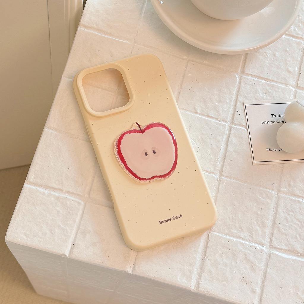 Three Dimensional Fruits Suitable for Apple 17pro Max Mobile Phone Case Iphone16 Silicone 1314 Niche