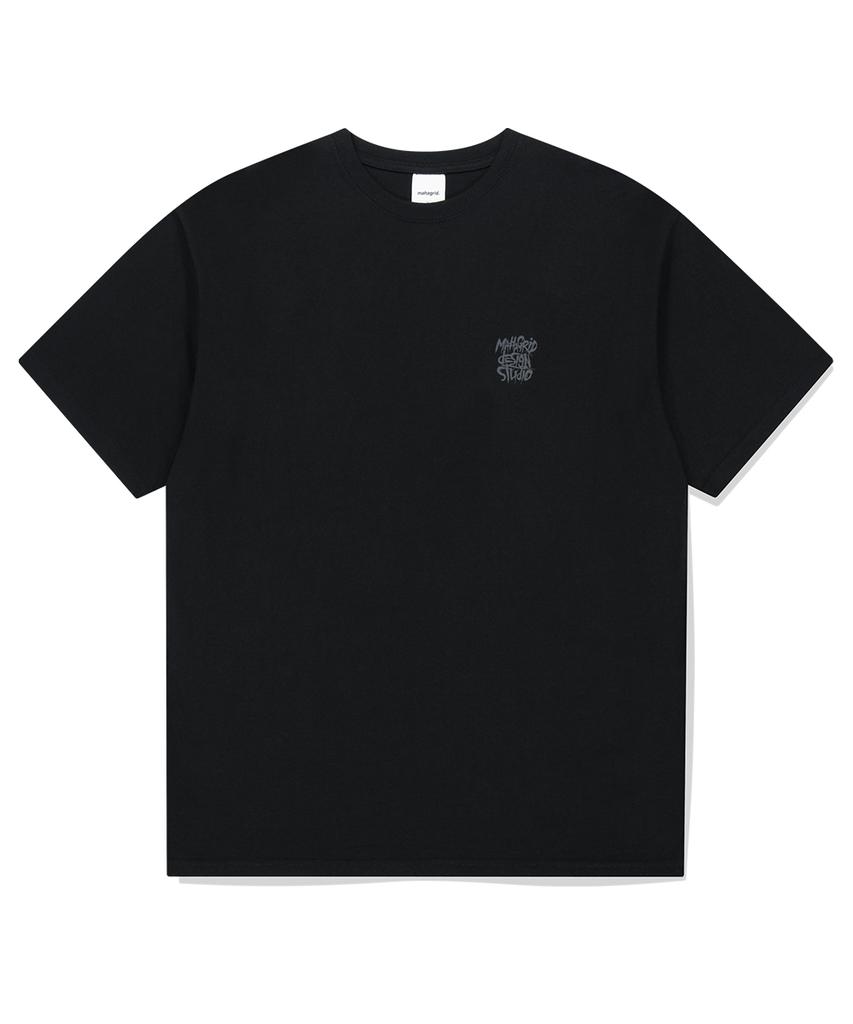 MAHAGRID Slash Logo Tee Black(Mg2Fmmt527A)