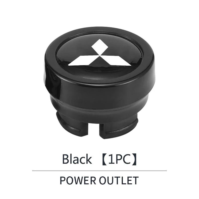 Car Cigarette Lighter Cover DustProof Decoration Cap Auto Accessories For Mitsubishi Eclipse Lancer Outlander ASX Colt I200 Star