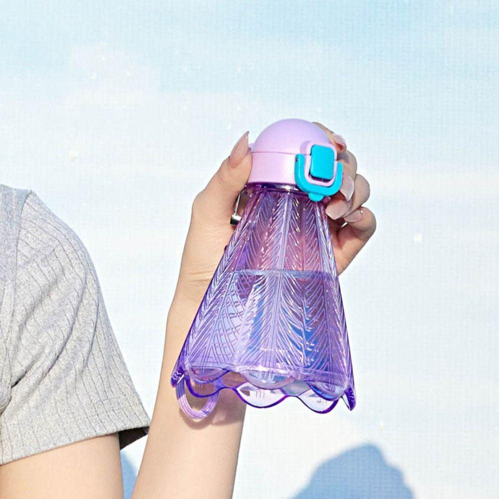 With Straw And Rope Badminton Water Bottle Badminton-Shaped Design Sports  Kettle  Sports
