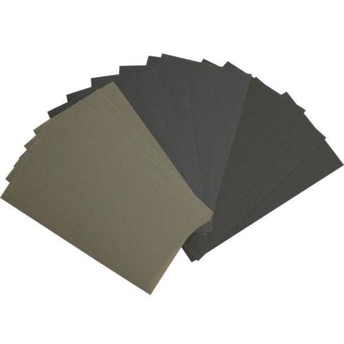 Bigman Waterproof Mini Sandpaper 18-Piece Set with Polishing Pads (#1000, #2000, #3000) (6 of each grit) for Headlight Polishing, Putty Filling, Repai