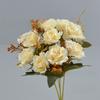 Realistic 10 Heads Artificial Rose Bouquet 32cm Silk Peony Fake Flowers Artificial Flowers Home Decor