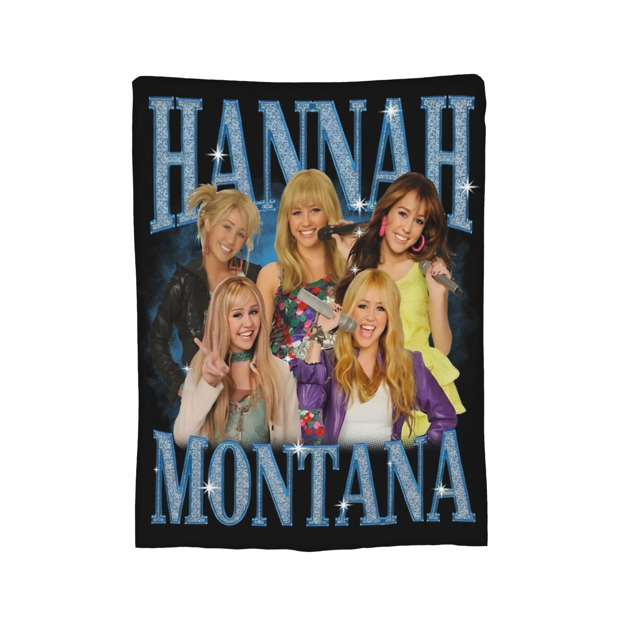 

Hannah Montana Blanket Flannel Print Multi-function Ultra-Soft Throw Blanket for Home Couch Rug Piece 75cmx90cm