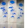 2 Pcs Lucky Wind Chimes Dolphin Star Decoration Bell for Outdoor Home Decorative
