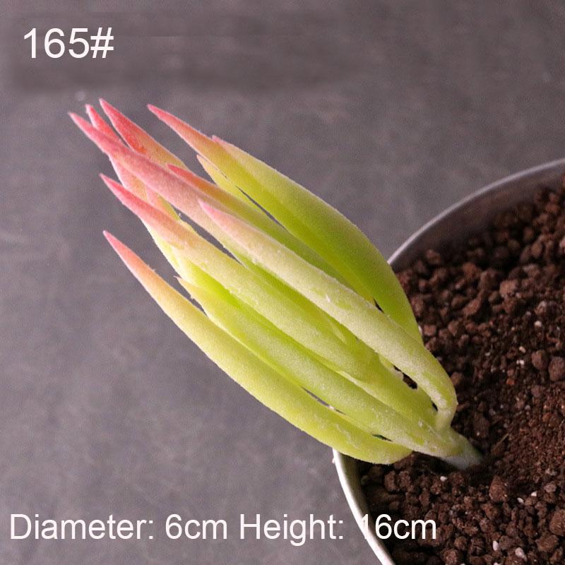 Konstgjorda Suckulenter Växter Vit Rosa Grön Plast Falska Växter Landskap Bonsai plantas artificiales Hem Trädgård Dekoration