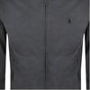 Polo Ralph Lauren Logo Embroidered Baseball Collar Zip Long Sleeve Jacket Men Jacket Charcoal-Gray 710842844-008