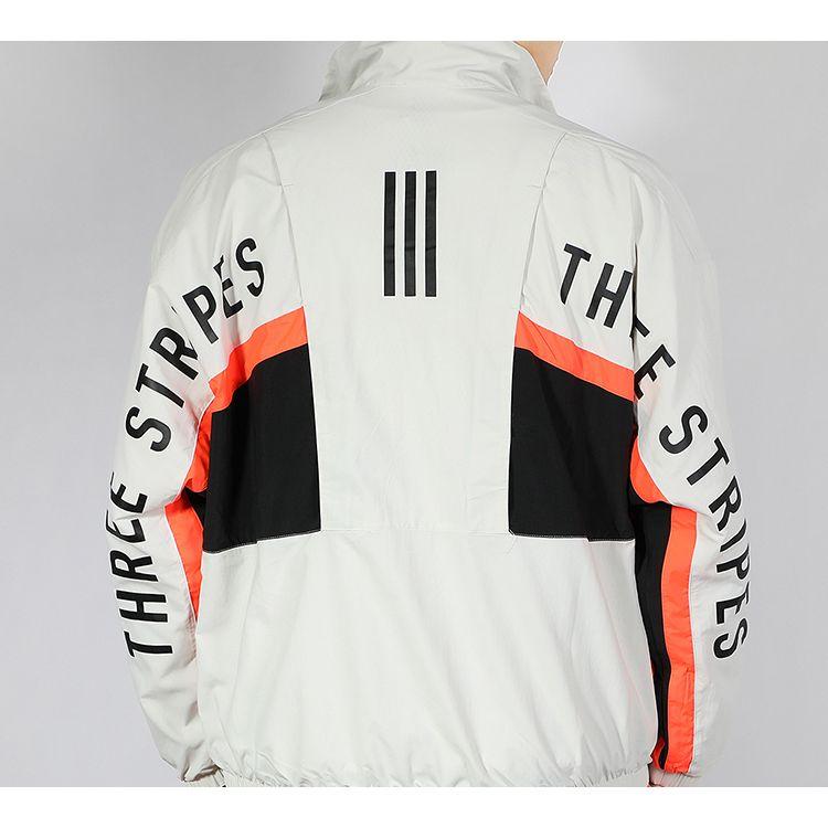 Adidas Essentials Linear Windbreaker Jacket Men Jackets White FN5672