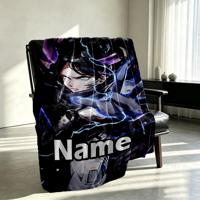 Custom Name Personalized Apex Legends Print Blanket, Home Decor, Bedroom, Sofa, Camping, Couch, Gifts for Birthday Christmas